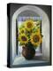 Sunflowers On The Window-kirilstanchev-Stretched Canvas