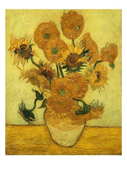 Sunflowers-Vincent van Gogh-Stretched Canvas