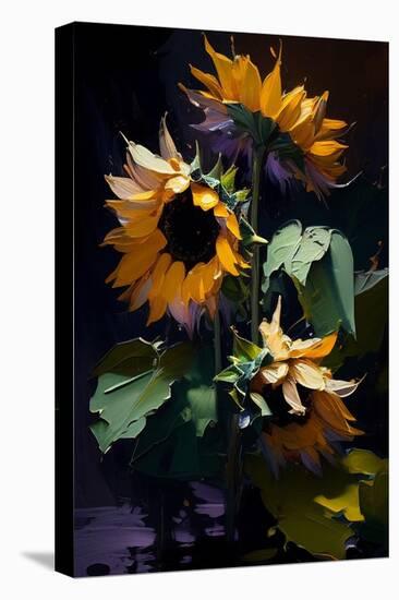 Sunflowers-Vivienne Dupont-Stretched Canvas