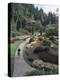 Sunken Garden at Butchart Gardens, Vancouver Island, British Columbia, Canada-Connie Ricca-Premier Image Canvas