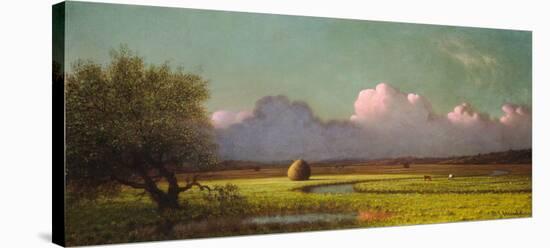 Sunlight and Shadow: The Newbury Marshes, c. 1871/1875-Martin Johnson Heade-Stretched Canvas