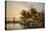 Sunlit Norfolk River Landscape-James Stark-Premier Image Canvas