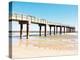 Sunlit Pier II-Gail Peck-Stretched Canvas