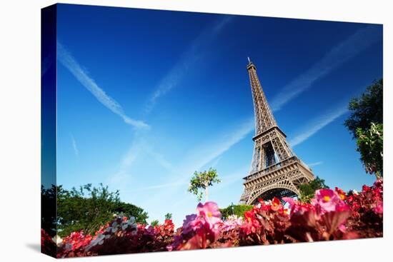Sunny Morning and Eiffel Tower, Paris, France-Iakov Kalinin-Premier Image Canvas