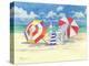 Sunnyside Beach-Paul Brent-Stretched Canvas