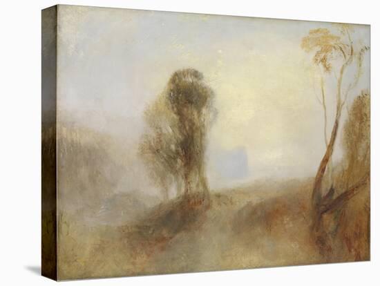 Sunrise, a Castle on a Bay: 'Solitude'-J. M. W. Turner-Premier Image Canvas