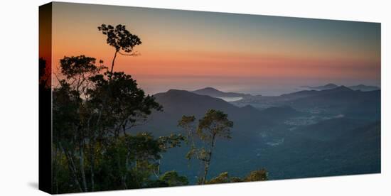 Sunrise Above Serra Do Mar State Park in Sao Paulo State, Brazil-Alex Saberi-Premier Image Canvas