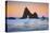 Sunrise Arch at Martin's Beach, Half Moon Bay, California Coast-Vincent James-Premier Image Canvas