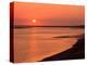 Sunrise at bay of Mont Saint-Michel, Brittany, France-null-Premier Image Canvas