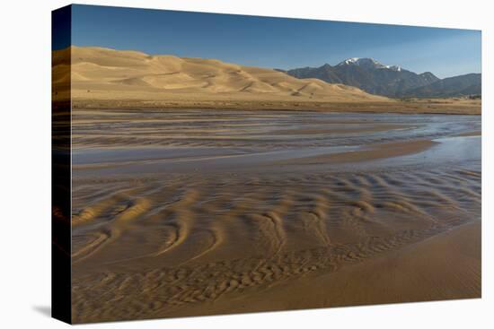 Sunrise at Great Sand Dunes and Medano Creek-Howie Garber-Premier Image Canvas