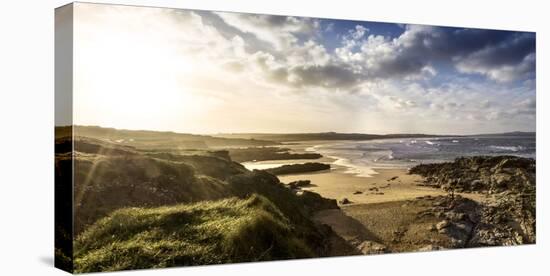 Sunrise at Gwithian Beach, Cornwall, England, United Kingdom-Mark Chivers-Premier Image Canvas