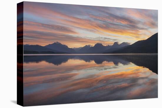 Sunrise at Lake McDonald, Glacier National Park, Montana.-Alan Majchrowicz-Premier Image Canvas