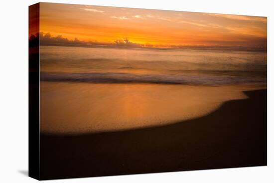 Sunrise at Shelly Beach, Caloundra, Sunshine Coast, Queensland, Australia-Mark A Johnson-Premier Image Canvas