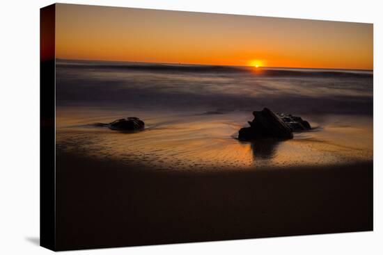 Sunrise at Shelly Beach, Caloundra, Sunshine Coast, Queensland, Australia-Mark A Johnson-Premier Image Canvas