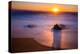 Sunrise at Shelly Beach, Caloundra, Sunshine Coast, Queensland, Australia-Mark A Johnson-Premier Image Canvas