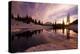 Sunrise at Tipsoo Lakes and Mount Rainier-Craig Tuttle-Premier Image Canvas