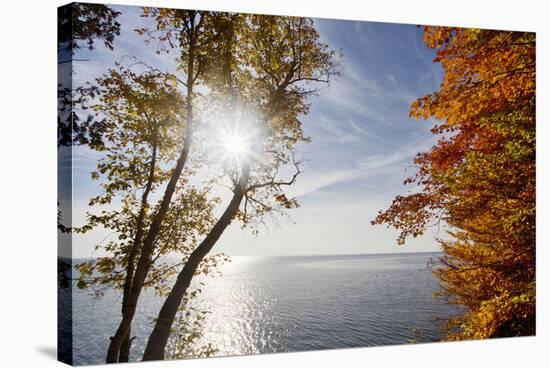 Sunrise At White Fish Dunes-Monte Nagler-Stretched Canvas