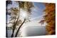 Sunrise At White Fish Dunes-Monte Nagler-Stretched Canvas