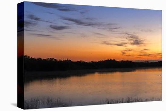Sunrise Clouds Reflect into Nine Mile Pond in Everglades NP, Florida-Chuck Haney-Premier Image Canvas