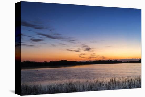 Sunrise Clouds Reflect into Nine Mile Pond in Everglades NP, Florida-Chuck Haney-Premier Image Canvas