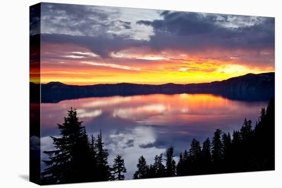 Sunrise, Crater Lake National Park, Oregon, USA, Lake, National Park, National Park-Michel Hersen-Premier Image Canvas