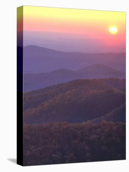 Sunrise from Buck Hollow Overlook, Shenandoah National Park, Virginia, USA-Charles Gurche-Premier Image Canvas