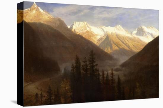 Sunrise from Glacier Station, C.1890-Albert Bierstadt-Premier Image Canvas