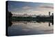 Sunrise in Ibirapuera Park with a Reflection of the Sao Paulo Skyline-Alex Saberi-Premier Image Canvas