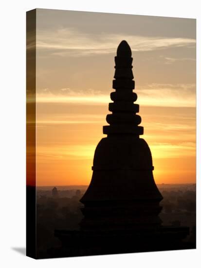 Sunrise in the Buddhist Temples of Bagan (Pagan), Myanmar (Burma)-Julio Etchart-Premier Image Canvas