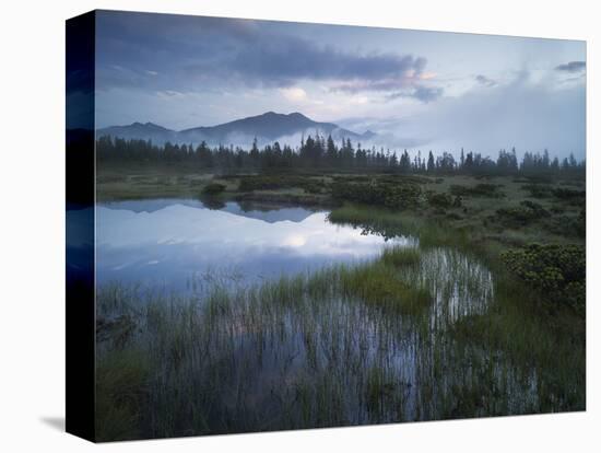 Sunrise in the Nature Reserve Siebenmšser, KitzbŸhel Alps, Moor, Hochkrimml, Gerlosplatte-Rainer Mirau-Premier Image Canvas