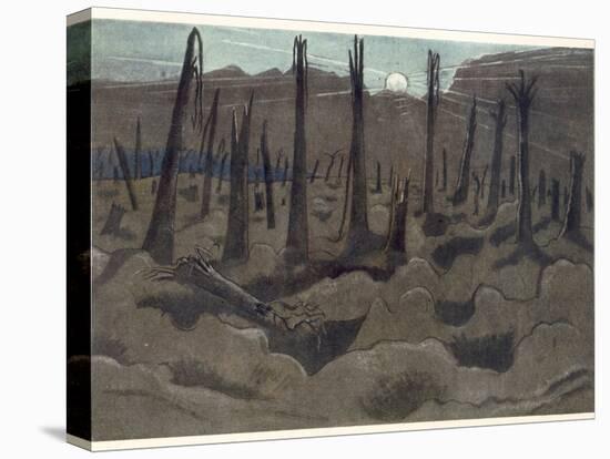 Sunrise, Inverness Copse, from British Artists at the Front, Continuation of the Western Front,…-Paul Nash-Premier Image Canvas