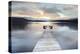 Sunrise Lake Dock 2, 2024-Alex Hanson-Stretched Canvas