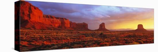 Sunrise, Monument Valley, Arizona, USA-null-Premier Image Canvas