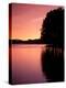 Sunrise on Lake, Arkansas, USA-Gayle Harper-Premier Image Canvas