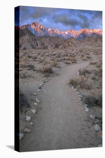 Sunrise on Lone Pine Peak and Mt Whitney, California, USA-Jaynes Gallery-Premier Image Canvas