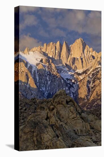 Sunrise on Mt Whitney, California, USA-Jaynes Gallery-Premier Image Canvas