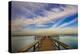 Sunrise on the Pier at Terre Ceia Bay, Florida, USA-Richard Duval-Premier Image Canvas