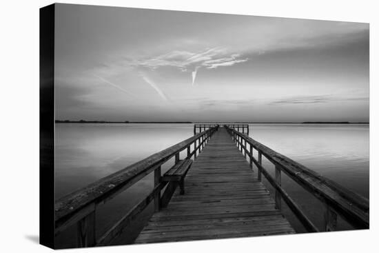 Sunrise on the Pier at Terre Ceia Bay, Florida, USA-Richard Duval-Premier Image Canvas