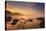 Sunrise over Crescent Beach, Oregon Coast, Pacific Ocean, Pacific Northwest-Craig Tuttle-Premier Image Canvas