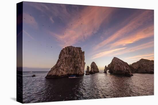 Sunrise over Land's End, Finnisterra, Cabo San Lucas, Baja California Sur, Mexico, North America-Michael Nolan-Premier Image Canvas