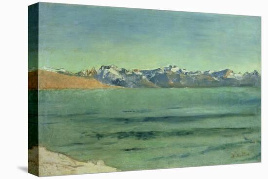 Sunrise over Mont Blanc, C.1890-Ferdinand Hodler-Premier Image Canvas