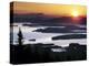 Sunrise over Moosehead Development, Greenville, Maine-Robert F. Bukaty-Premier Image Canvas