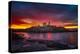 Sunrise over Nubble Light-Darren White Photography-Premier Image Canvas