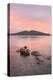 Sunrise over San Juan Islands from Anacortes, Washington State. Cypress Island is in the distance.-Alan Majchrowicz-Premier Image Canvas