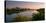 Sunrise over South Saskatchewan River and Saskatoon Skyline, Saskatchewan, Canada-null-Premier Image Canvas