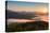 Sunrise over the Adirondack High Peaks from Goodnow Mountain, Adirondack Park, New York State, USA-null-Premier Image Canvas