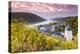 Sunrise over Vineyards, Bacharach, Rhineland-Palatinate, Germany-Matteo Colombo-Premier Image Canvas