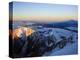 Sunrise, Shadow of Mont Blanc, Mont Blanc Range, Chamonix, French Alps, France, Europe-Christian Kober-Premier Image Canvas