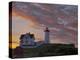 Sunrise Skies over Nubble Aka Cape Neddick Lighthouse in York, Maine, Usa-Chuck Haney-Premier Image Canvas