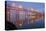 Sunrise thru Morning Fog along Willamitte River and Marquam Bridge,Portland, Oregon.-Craig Tuttle-Premier Image Canvas